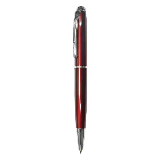 Ручка металева Серебристый Красный 3954-01