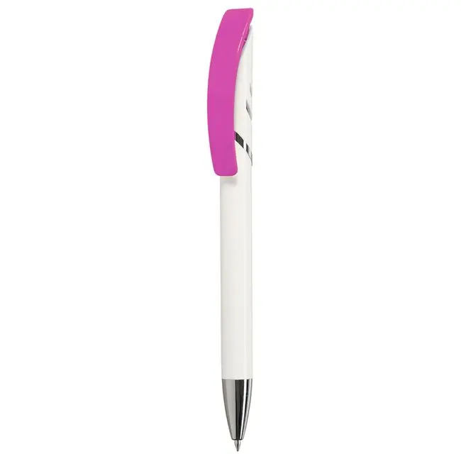 Ручка пластиковая Белый Серебристый Розовый 5665-06