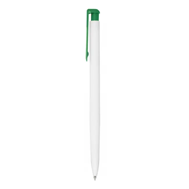 Ручка пластикова Белый Зеленый 8702-03