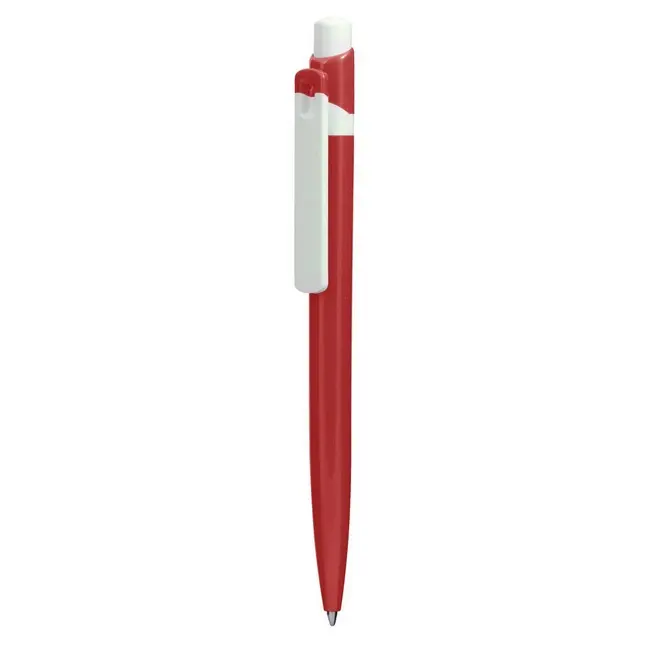 Ручка пластикова Красный Белый 7237-02