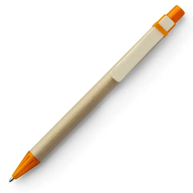 Ручка бумажная Оранжевый Бежевый 1428-01