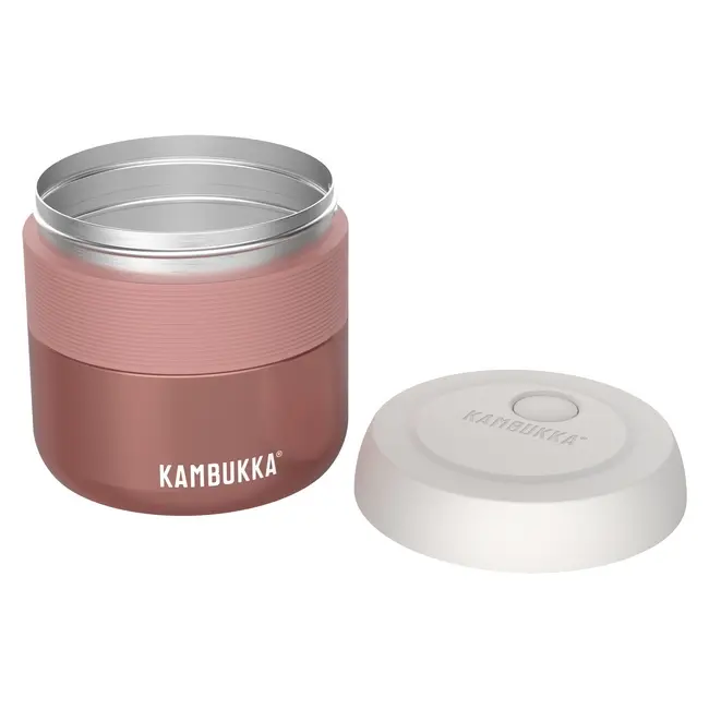 Контейнер для їжі 'Kambukka' 'Bora' стальна 400мл Коричневый Розовый 13013-04