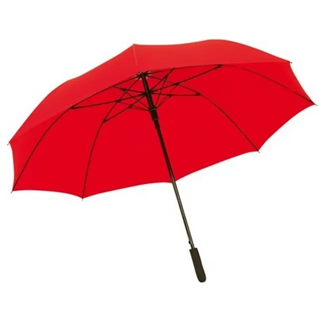 Зонт трость типа Гольф ветроустойчивый Красный 5899-03