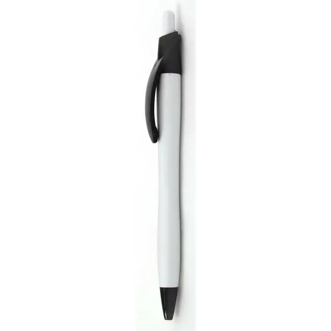 Ручка пластикова Белый Черный 3815-01