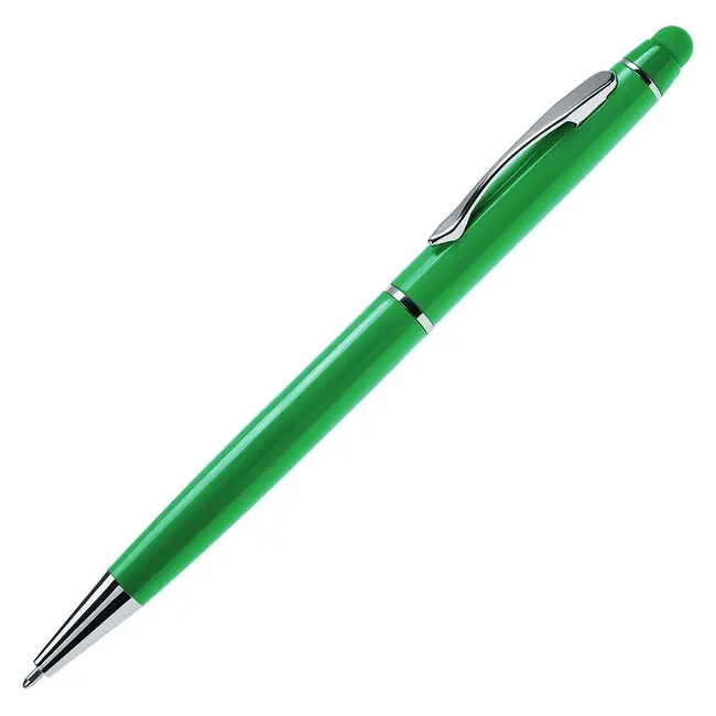 Ручка стилус металлическая Зеленый Серебристый 8583-06