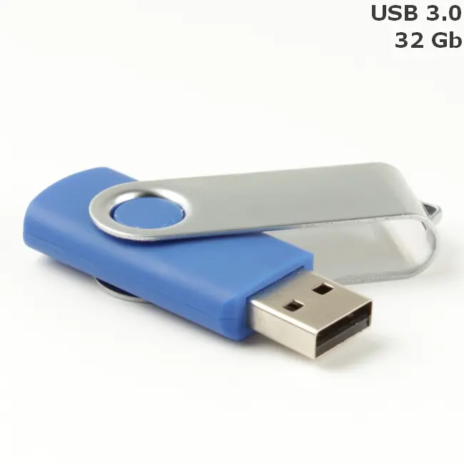 Флешка 'Twister' 32 Gb USB 3.0 Синий Серебристый 15258-114