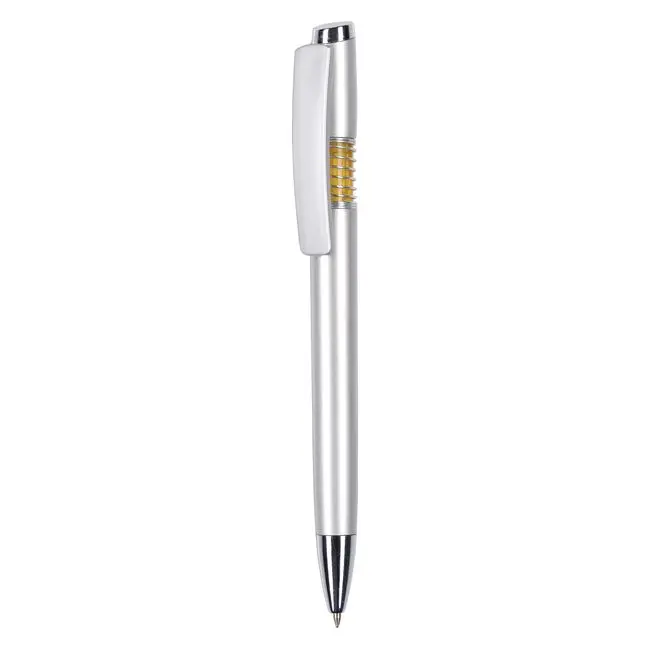 Ручка пластиковая Желтый Серебристый 5682-01
