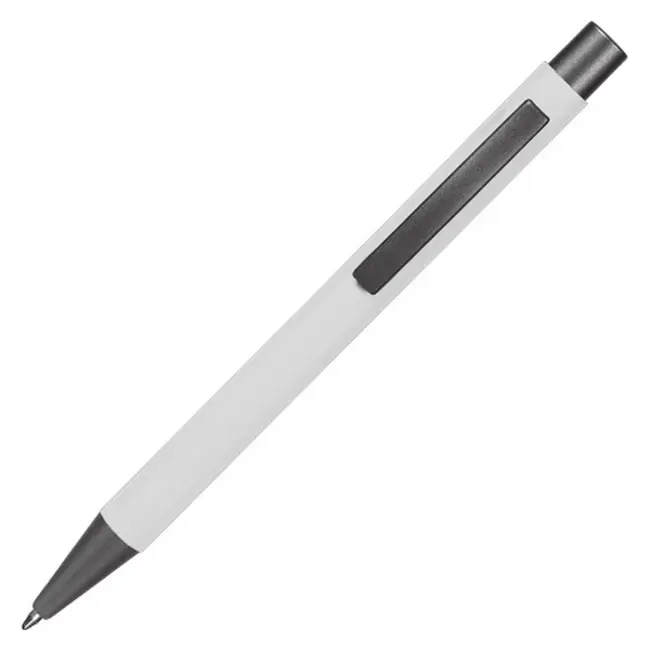 Ручка металлическая Белый Черный 12430-04