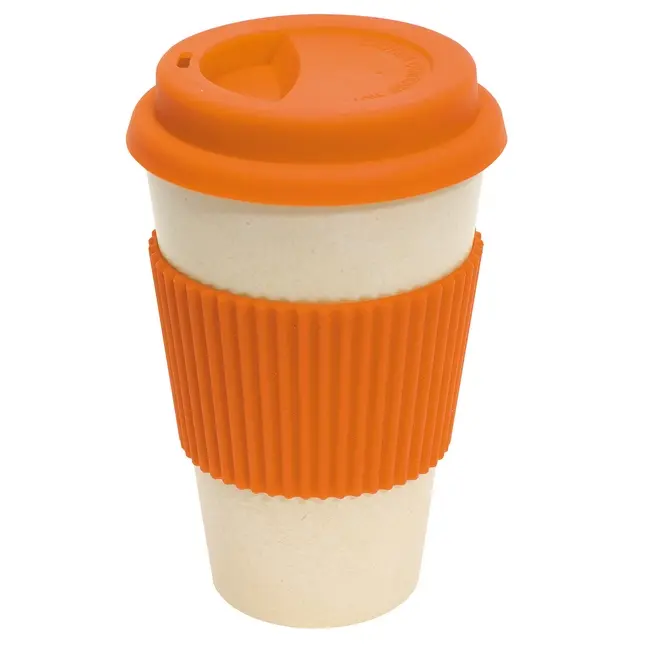 Чашка для кави 'ECO CUP' 400 мл Оранжевый Бежевый 3177-05