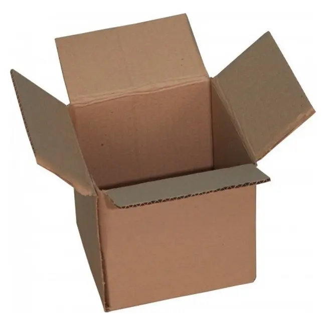 Коробка картонная Четырехклапанная 170х170х170 мм бурая Коричневый 10133-01