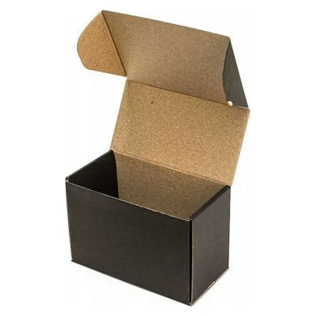 Коробка картонна Самозбірна 160х85х110 мм чорна Черный 13873-05