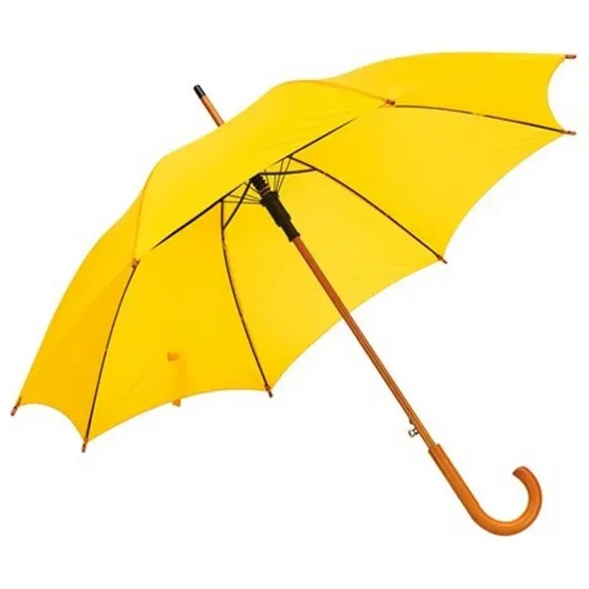 Зонт трость автоматический Желтый 5876-06