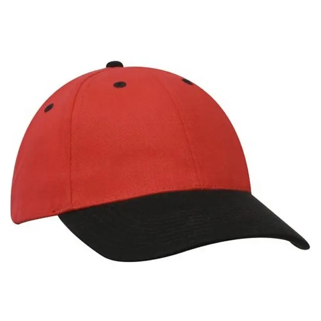 Кепка 'HeadWear' 'Brushed Cotton Cap' Red Красный Черный 6948-18