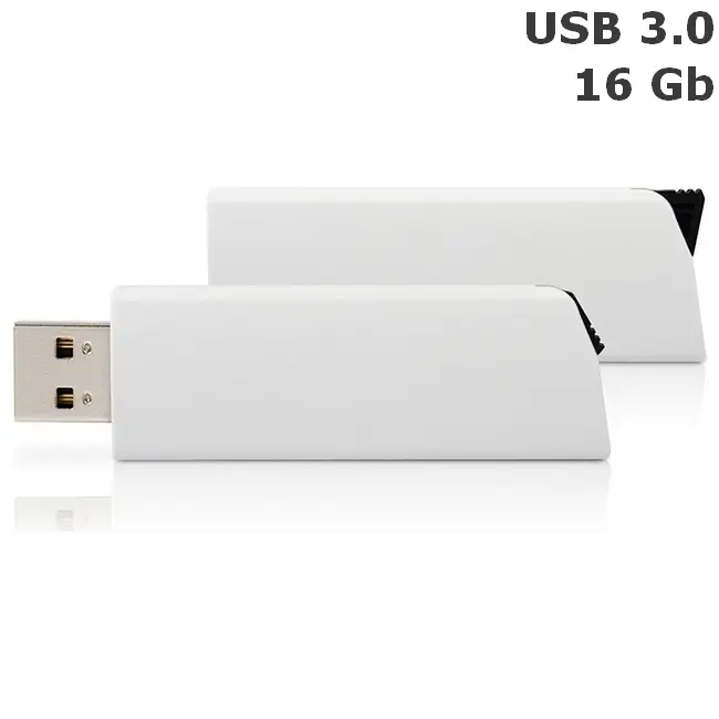 Флешка 'GoodRAM' 'CLICK' 16 Gb USB 3.0 белая Черный Белый 6322-01