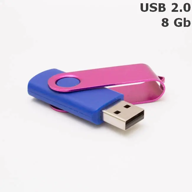 Флешка 'Twister' 8 Gb USB 2.0 Синий Розовый 3673-122