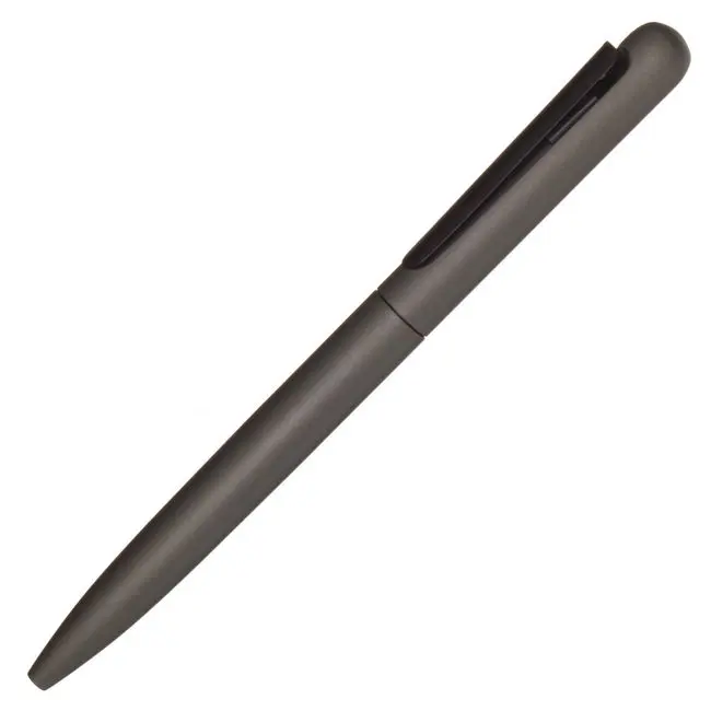 Ручка шариковая металлическая матовая Черный Серый 8582-06