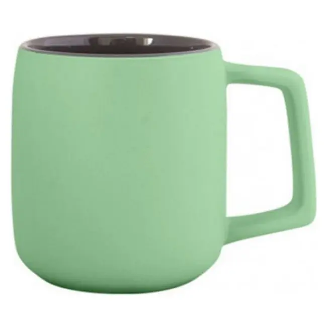 Чашка керамічна 'AVA' матова 420 мл Серый Зеленый 14225-04
