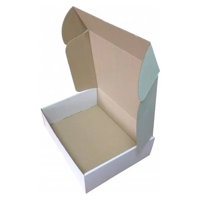 Коробка картонна Самозбірна 300х240х90 мм біла Белый 10173-01