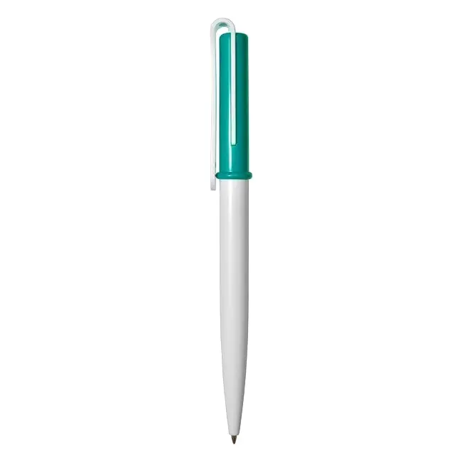 Ручка 'Uson' пластиковая с поворотным механизмом Белый Зеленый 3911-66