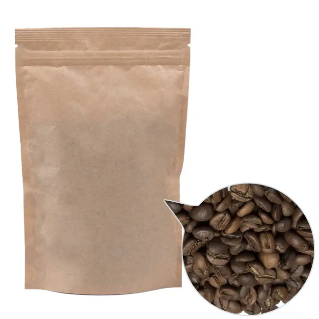 Кава зерно '100% Арабіка Ефіопія Амбела' ДП130х200 крафт 200г Коричневый 13812-07