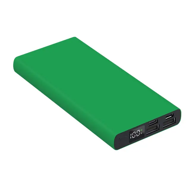 Універсальна мобільна батарея Powerbank 'Model A' matt 10000 mAh Зеленый Черный 5482-149