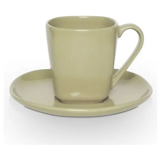 Чашка керамическая Etna S с блюдцем 180 мл Бежевый 1753-13