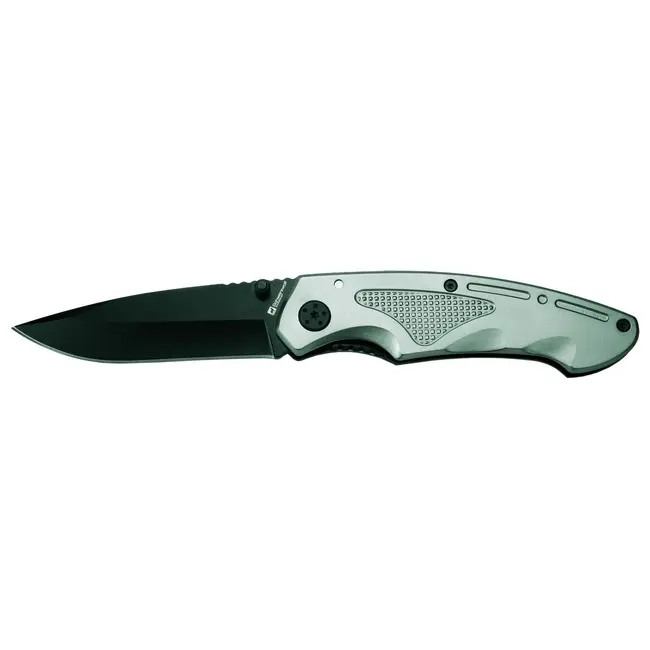 Нож складной 'Schwarzwolf' 'MATRIX' с алюминиевой рукояткой Серый Черный 3782-03