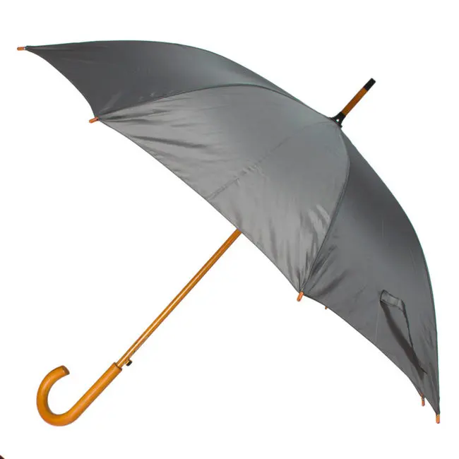 Зонт трость автоматический Серый 5876-09