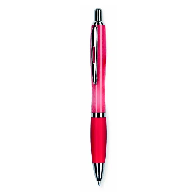 Ручка 'ARIGINO' 'Flavia Metallic' пластиковая Красный Серебристый 4011-03