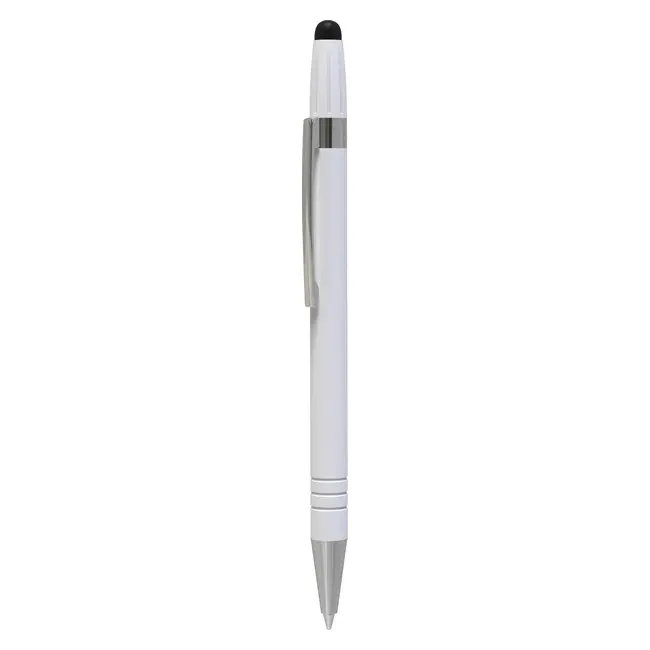 Ручка стилус металлическая 'VIVA PENS' 'MAYA' Серебристый Белый 8631-06