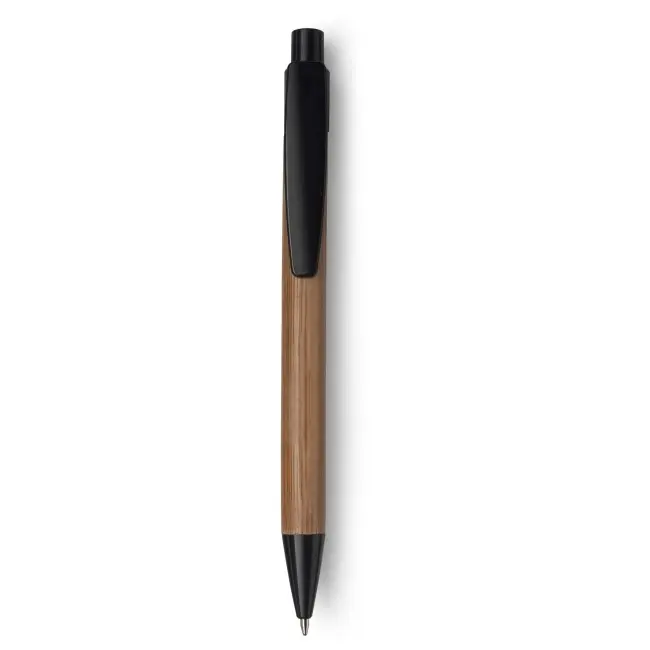 Ручка из бамбука Черный Древесный 5013-03