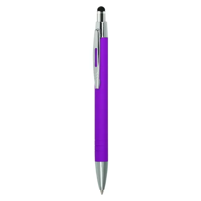 Ручка стилус металева 'VIVA PENS' 'LISS touch' Фиолетовый Серебристый 8630-10