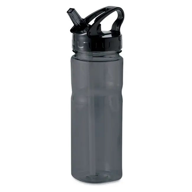 Бутылка 500 мл пластиковая Серый Черный 12244-03
