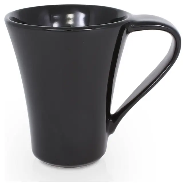 Чашка керамічна Flores 250 мл Черный 1758-05