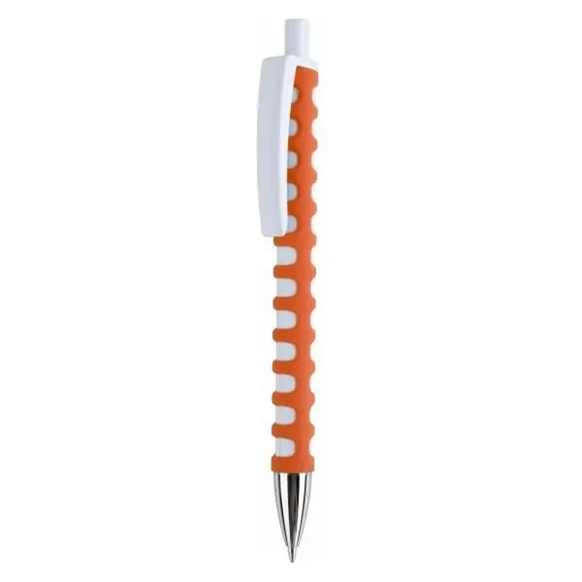 Ручка пластиковая 'Arigino' 'EDGE White' Оранжевый Белый Серебристый 11698-08