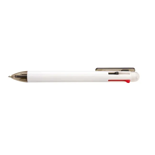 Ручка багатострижнева червоний чорний синій і олівець Белый Серый 2781-02