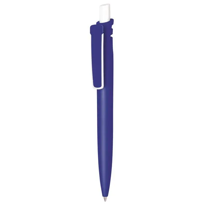 Ручка пластикова Белый Темно-синий 5619-07