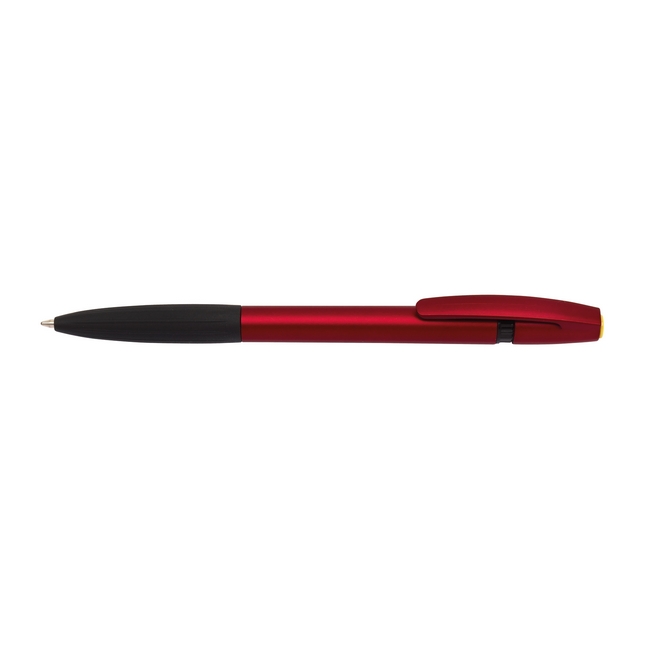 Ручка пластиковая Черный Бордовый 2756-05