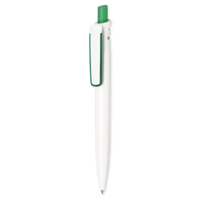 Ручка пластиковая Белый Зеленый 5613-02