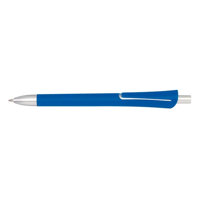 Ручка пластиковая Серебристый Синий 2790-03