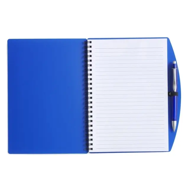 Блокнот А5 с ручкой Черный Синий Серебристый 6485-03