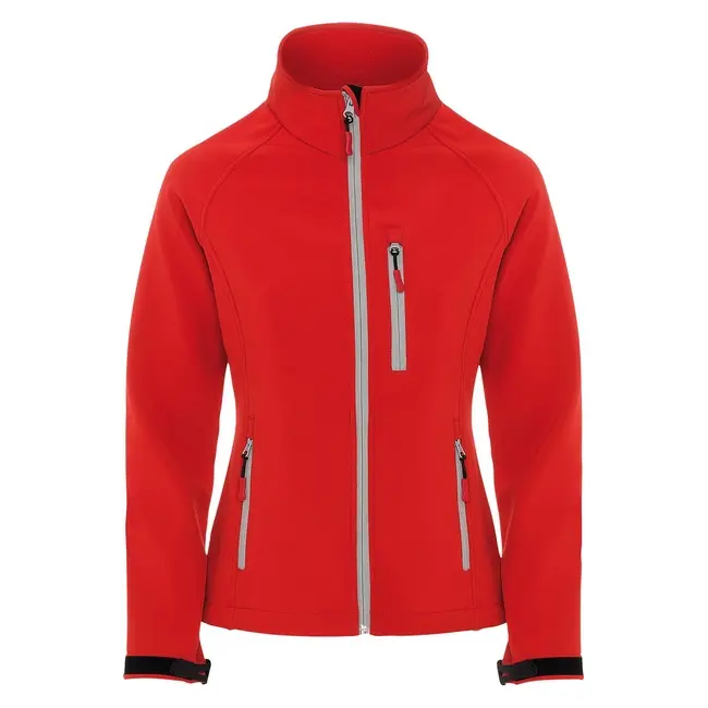 Куртка софт-шел 'ROLY' 'Antartida woman' Красный Черный Серый 8771-05