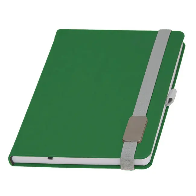 Записная книжка A5 'LanyBook' 'Туксон' в линейку Серый Зеленый 1308-06