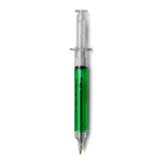 Ручка в форме шприца Белый Зеленый 6437-04