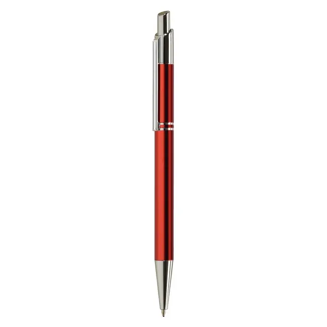 Ручка металева Красный Серебристый 5671-06