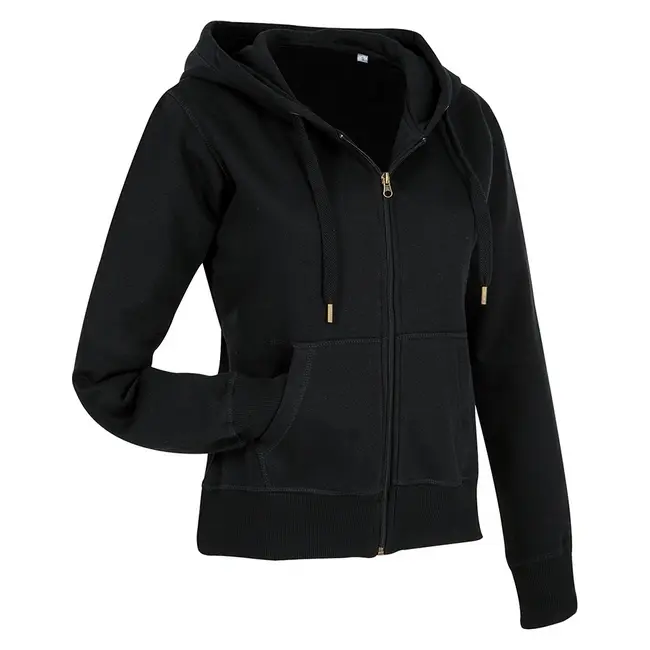 Байка 'Stedman' 'Active Sweatjacket' жіноча з капюшоном Черный 8962-02