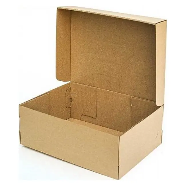Коробка картонна Самозбірна 350х250х130 мм бура Коричневый 13968-01