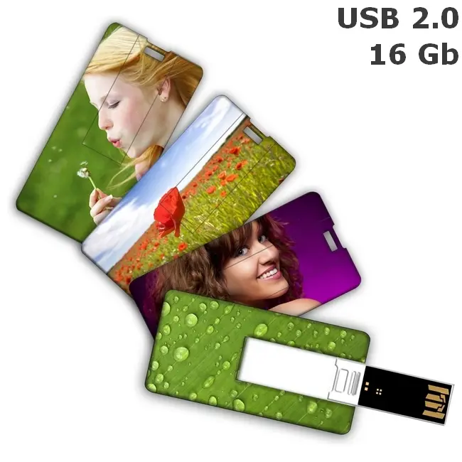 Флешка 'GoodRAM' 'CREDIT CARD mini' 16 Gb USB 2.0 Белый 6351-01