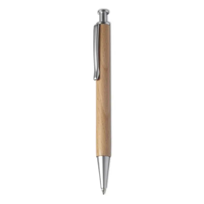 Ручка дерев'яна Серебристый Древесный 6407-01