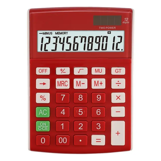 Калькулятор водонепроникний Красный 6378-03